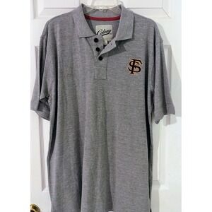 Colony Men's Gray Florida State Seminoles Polo Shirt‎ Large